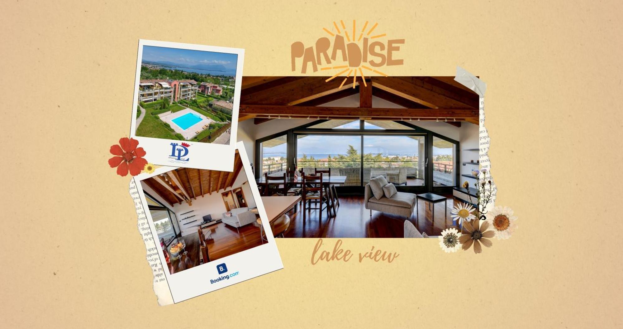 Desenzanoloft Official Partner Marriott Homes & Villas - Paradise Lake View In A 5 Pools Exclusive Residence ديسينسانو ديل غاردا المظهر الخارجي الصورة